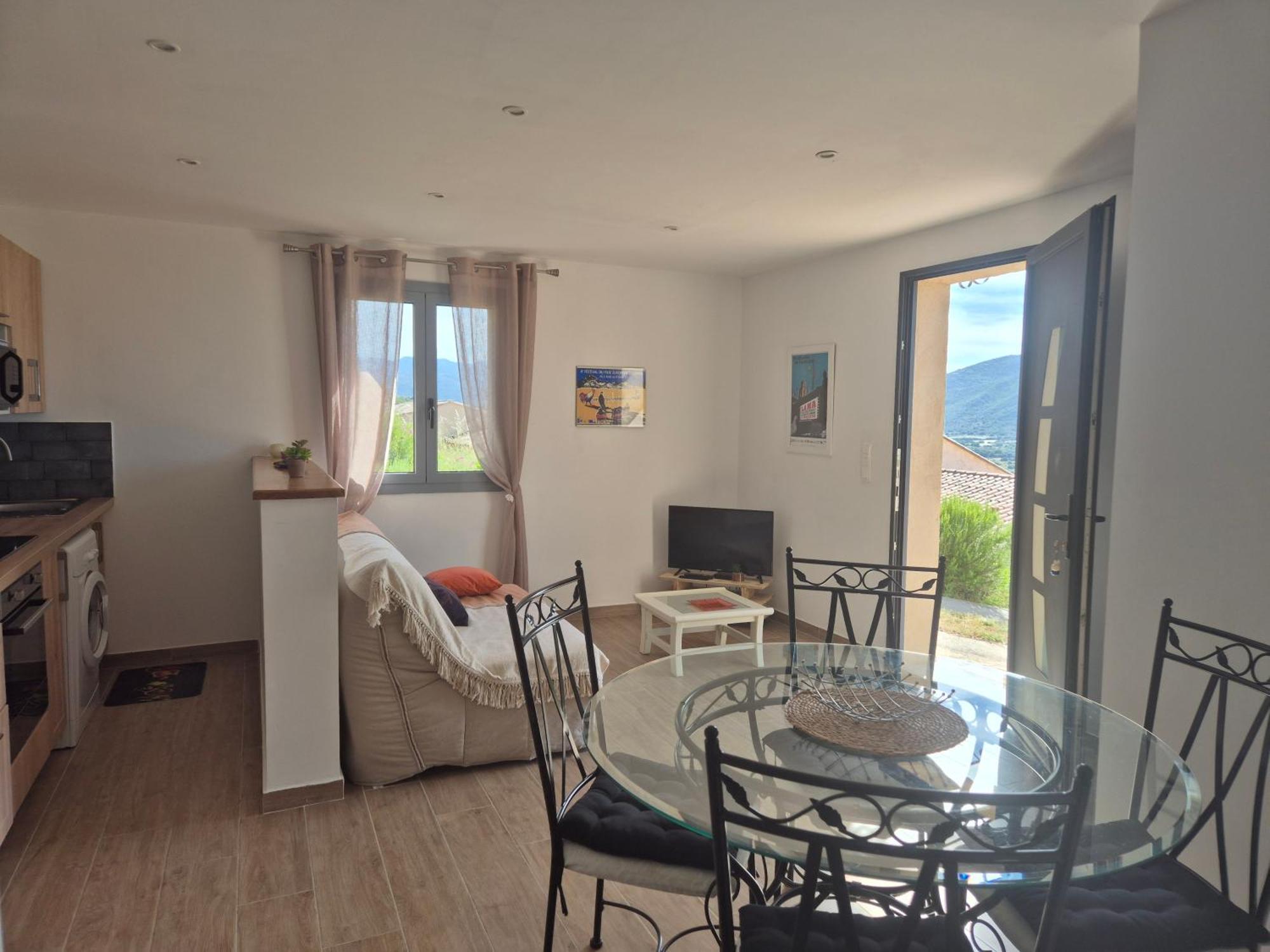 Charmant Petit Logement A 3 Kms De La Plage Belgodere  Luaran gambar